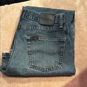 Lee Blue Straight Jeans with Vintage Appeal
